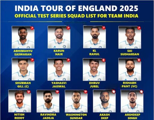 ऐलान भारतीय क्रिकेट टीम का इंग्लैंड दौरे के लिए, शुभमन गिल कप्तान, ऋषभ पंत होंगे उप कप्तान, करुण नायर की वापिसी, पढ़ें व देखें