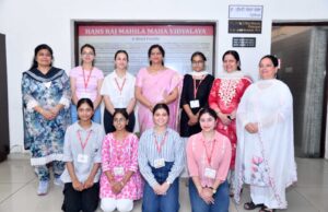 एच.एम.वी. की छात्राओं का सीए इंटर और सीए फाउंडेशन परीक्षाओं में शानदार प्रदर्शन