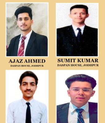 सेंट सोल्जर इंस्टीट्यूट ऑफ होटल मैनेजमेंट के चार फाइनल ईयर छात्रों का विश्व स्तर पर मान्यता प्राप्त होटल्स में चयन