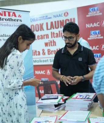 सीटी ग्रुप में “Learn Italian with Nita & Brothers” पुस्तक का भव्य विमोचन