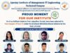 Apeejay Institute of Management & Engineering के छात्रों का चयन भारत सरकार की पहल के तहत IIT पटना में आयोजित प्रतिष्ठित ‘युवा संगम चरण VI’ कार्यक्रम के लिए हुआ है।” – डॉ. राजेश बग्गा, निदेशक