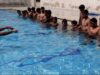 सेंट सोल्जर स्पोर्ट्स कॉम्प्लेक्स में विद्यार्थियों ने तैराकी के साथ फिटनेस का लिया प्रशिक्षण