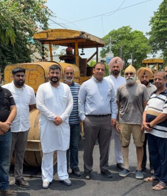 नितिन कोहली ने 1.25 करोड़ रुपये की लागत से सड़क निर्माण कार्यों का उद्घाटन किया