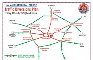 जालंधर: Route Divert प्रधान मंत्री के दौरे के चलते, पढ़ें व देखें
