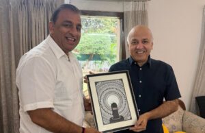 जालंधर सेंट्रल हलका इंचार्ज नितिन कोहली ने आप पंजाब प्रभारी मनीष सिसोदिया से की मुलाकात