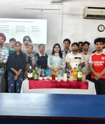 सेंट सोल्जर इंस्टीट्यूट ऑफ होटल मैनेजमेंट द्वारा विद्यार्थियों के लिए मॉकटेल वर्कशॉप का आयोजन