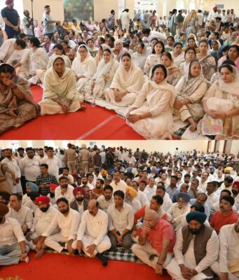 जालंधर: पूर्व मंत्री चुन्नी लाल भगत को श्रद्धांजलि भेंट करने के लिए उमड़े हजारों लोग, CM मान की पत्नी डा. गुरप्रीत कौर सहित मनीष सिसोदिया, दीपक बाली आदि ने भी शिरकत, पढ़ें व देखें