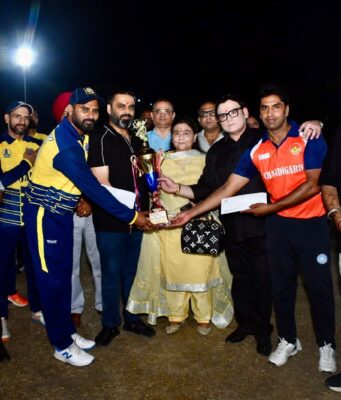 चेयरमैन अनिल चोपड़ा की याद में ‘चेयरमैन क्रिकेट ग्राउंड’ का उद्घाटन, नाइट क्रिकेट मैचों का आगाज़