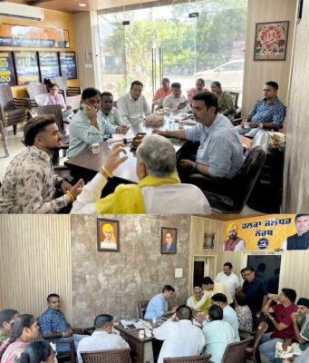 जालंधर नार्थ हलके के प्रभारी और मेयर वनीत धीर ने सुनीं लोगों की समस्याएं, कई कॉलोनियों के मुद्दों का मौके पर करवाया समाधान