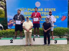 सेंट सोल्जर लॉ कॉलेज के छात्र अभय सेखों ने 61वीं पंजाब स्टेट ISSF शॉटगन शूटिंग चैंपियनशिप में जीता स्वर्ण पदक